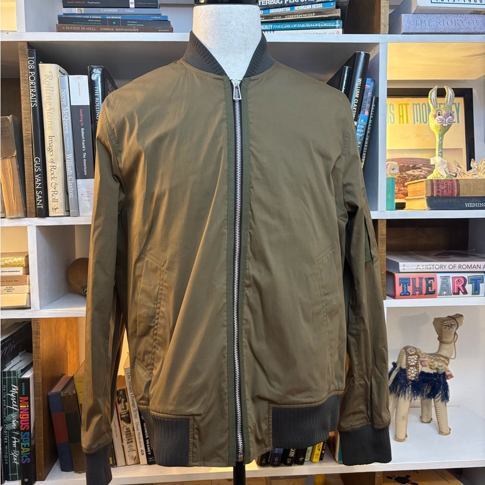 Men's Olive Bomber Jacket